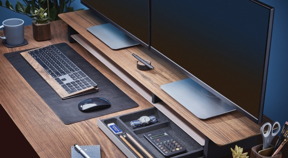 至高のデスクシェルフ『GROVEMADE(グローブメイド) – Wood Desk Shelf 